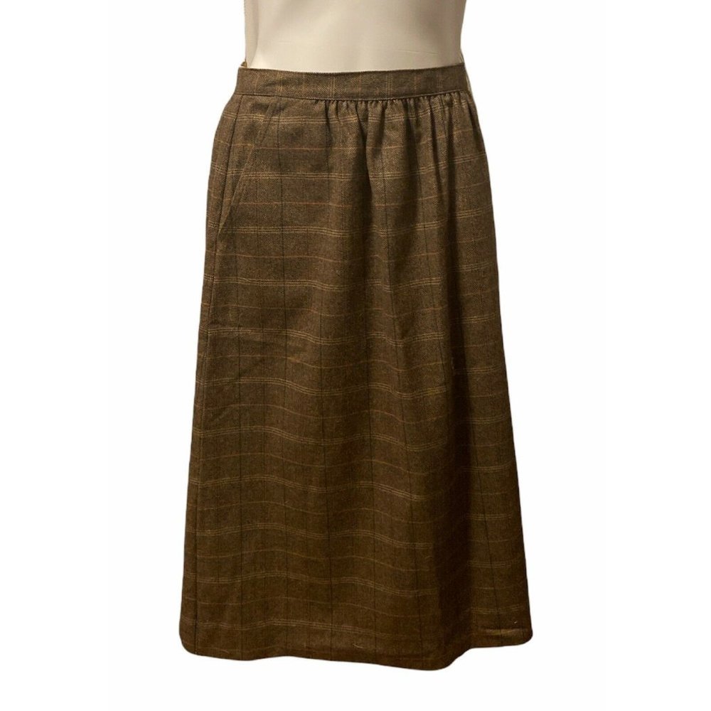 The Wyndham Collection Vintage Wool Skirt Union Made Size 12